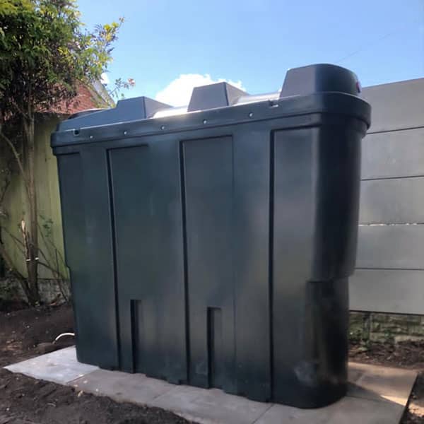 Oil tank at property in Shropshire